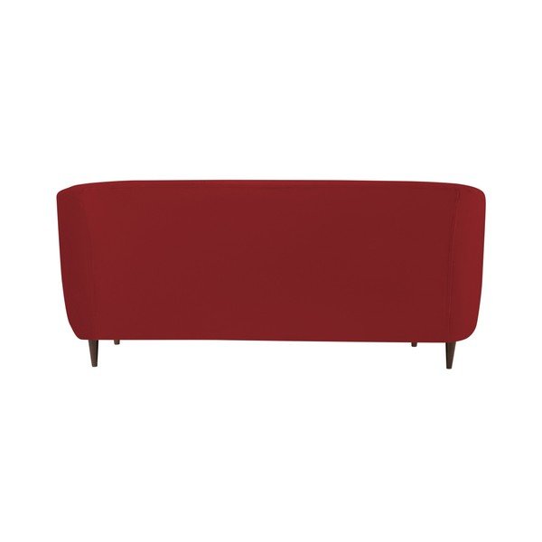Červená sametová pohovka Kooko Home Glam, 175 cm-image-1