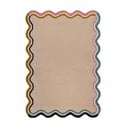 Krémový ručně tkaný vlněný koberec 160x230 cm Leo Scallop – Flair Rugs