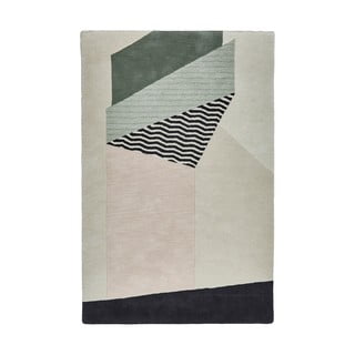Šedý vlněný koberec Think Rugs Michelle Collins Sharp, 120 x 170 cm
