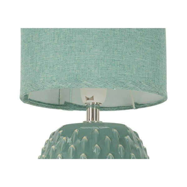 Světle modrá keramická stolní lampa s textilním stínidlem (výška 27 cm) Pontus – Mauro Ferretti-image-4