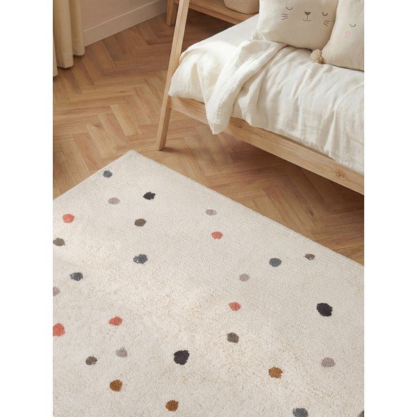 Krémový pratelný/ručně tkaný bavlněný dětský koberec 140x200 cm Snuggle Pippo – Hanse Home-image-4