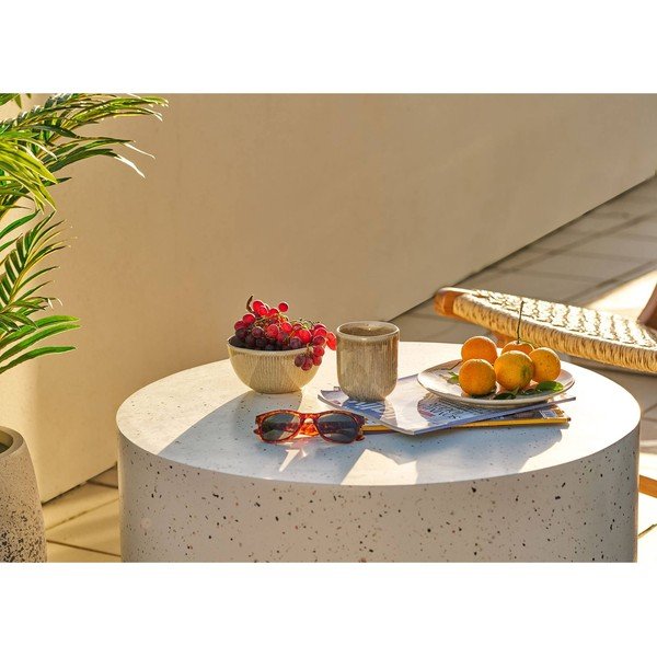 Šedobéžové talíře v sadě 4 ks z kameniny ø 21 cm Viola – House Nordic-image-3