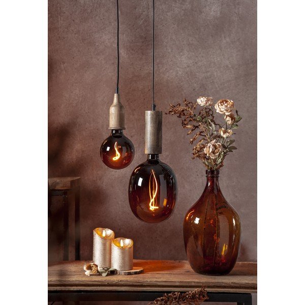 Tmavě hnědé závěsné svítidlo Jojo – Star Trading-image-3