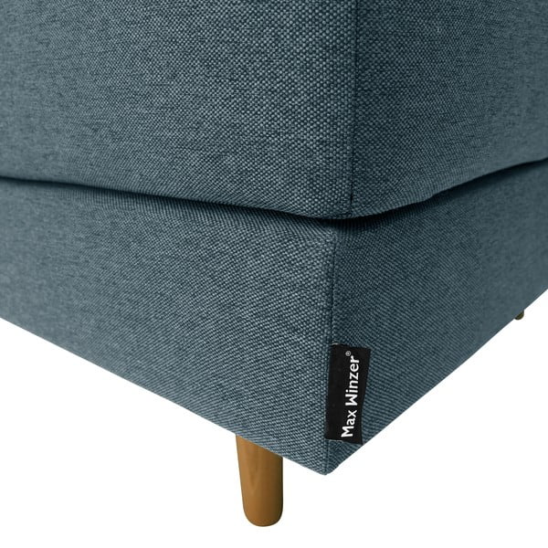 Modrá polohovací lenoška Max Winzer Ivo, pravý roh-image-1