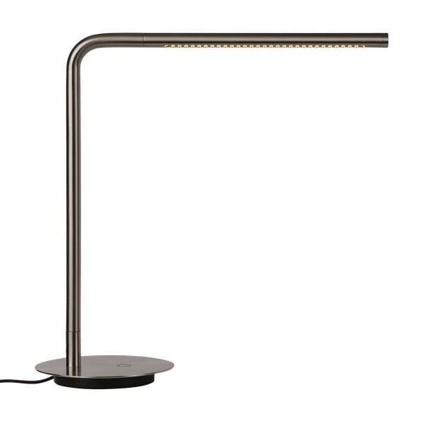 Kovová LED stmívatelná stolní lampa ve stříbrné barvě (výška 46 cm) Omni Table – UMAGE-image-4