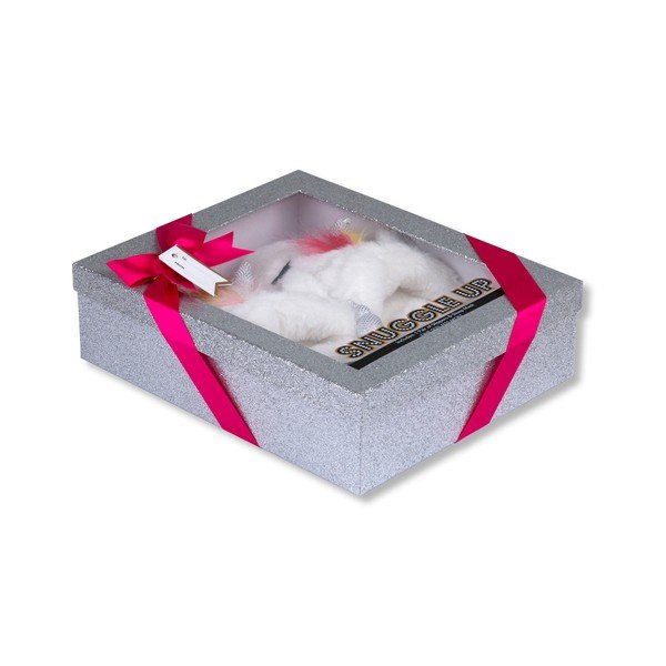 Set chlupatých pantoflí a masky na spaní Tri-Coastal Design Unicorn-image-2