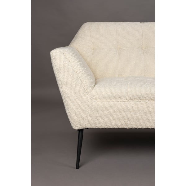 Krémová pohovka z textilie bouclé 150 cm Kate – Dutchbone-image-4