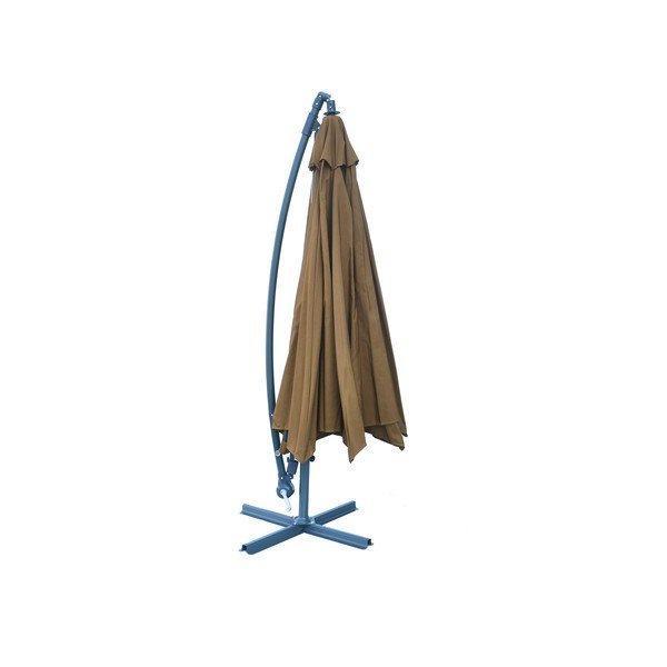 Hnědý slunečník ø 350 cm - Rojaplast-image-3