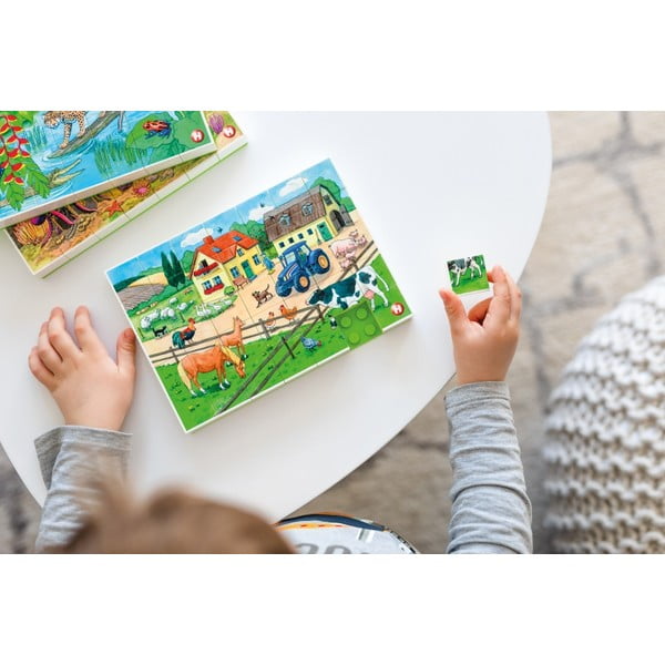 Dětské puzzle Hubelino Život na farmě-image-1