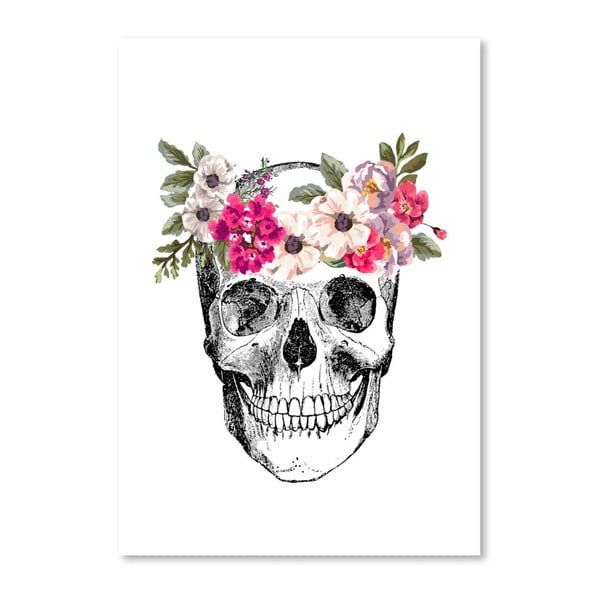 Plakát Americanflat Skull, 30 x 42 cm