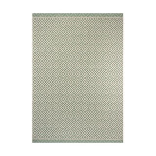 Zeleno-béžový venkovní koberec Ragami Porto, 70 x 140 cm