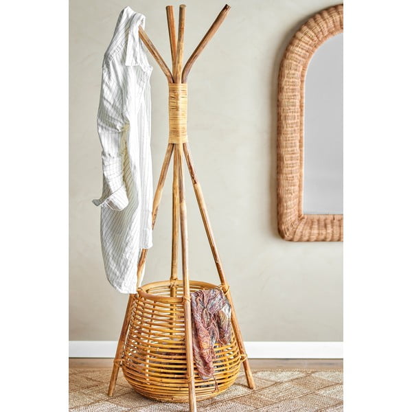 Ratanový věšák v přírodní barvě Salerno – Bloomingville-image-1