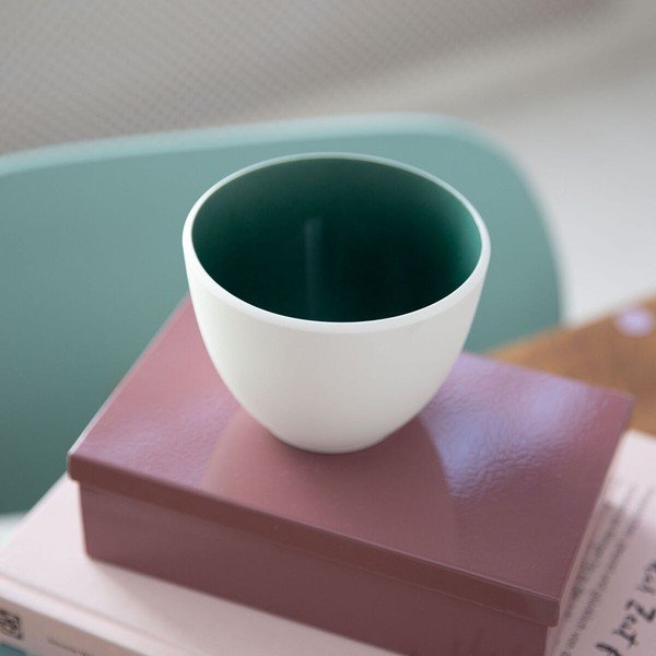 Bílo-zelený porcelánový šálek Villeroy & Boch Uni, 450 ml-image-3