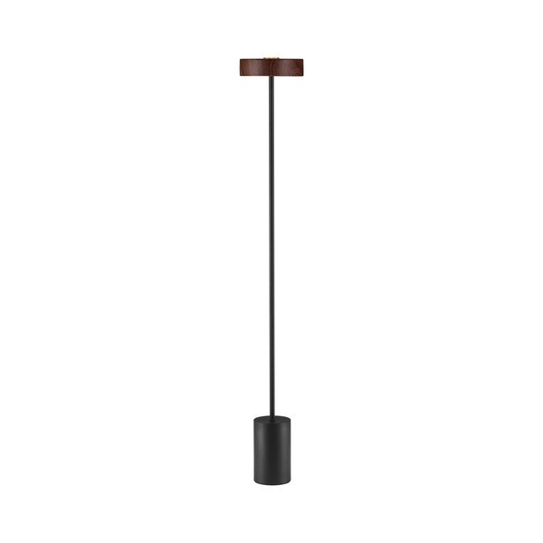 Černá/v tmavě přírodní barvě kovová LED stojací lampa (výška 135 cm) Thea – Nova Luce