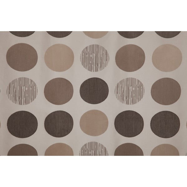 Hnědo-béžový závěs z žakáru 210x260 cm Cerro – Mendola Fabrics-image-3