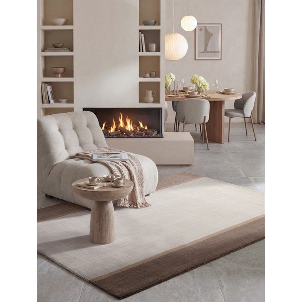 Hnědý/krémový vlněný koberec 120x170 cm Rowan – Villeroy&Boch-image-4