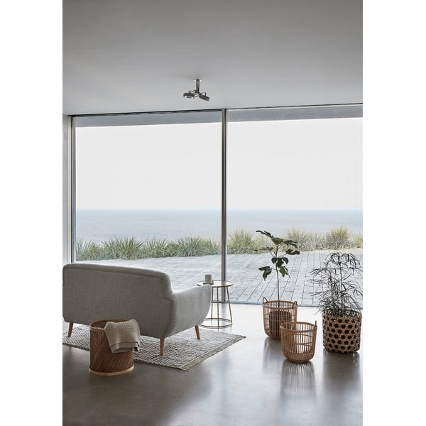 Sada 2 úložných bambusových košíků Hübsch Tareo-image-1