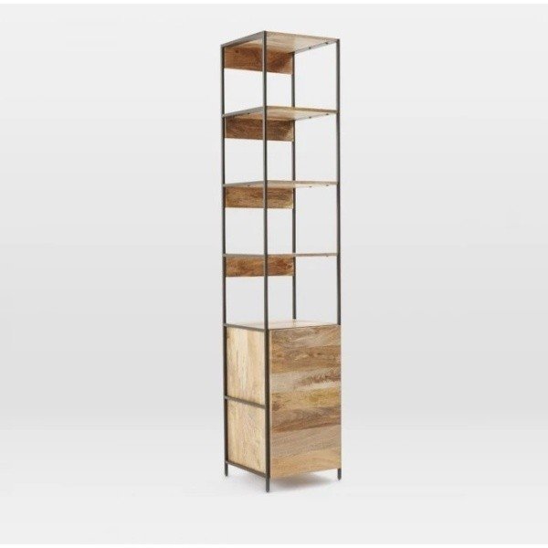 Knihovna z masivního mangového dřeva Massive Home Jenny, šířka 45 cm-image-3