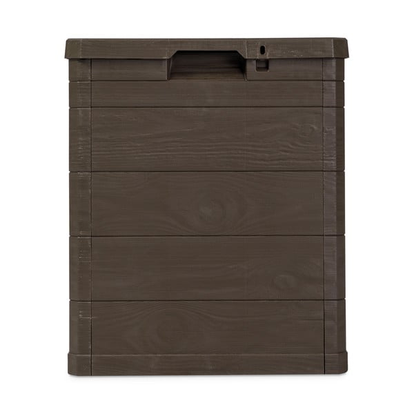Tmavě hnědý zahradní úložný box Woodys – Toomax-image-2