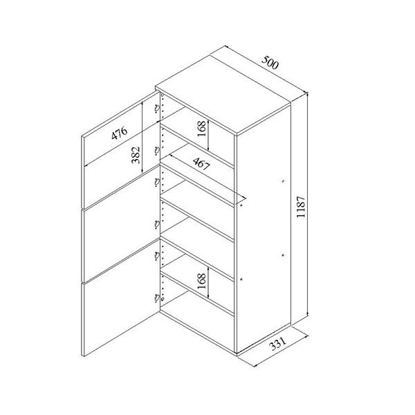Šedohnědý botník s hnědým korpusem Symbiosis Bamboo-image-3
