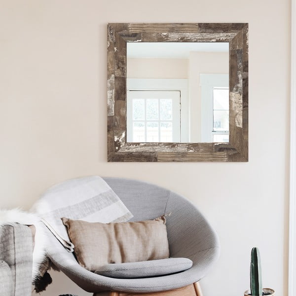 Nástěnné zrcadlo Styler Lustro Jyvaskyla Duro, 60 x 60 cm-image-1