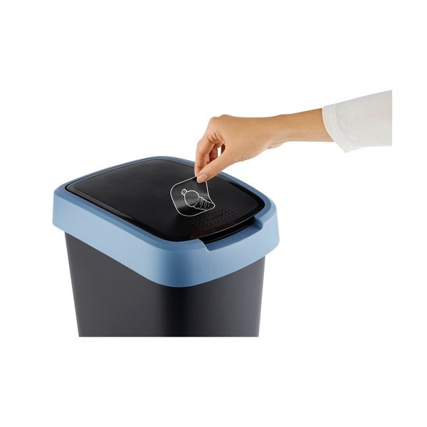 Odpadkový koš z recyklovaného plastu 10 l Twist - Rotho-image-4