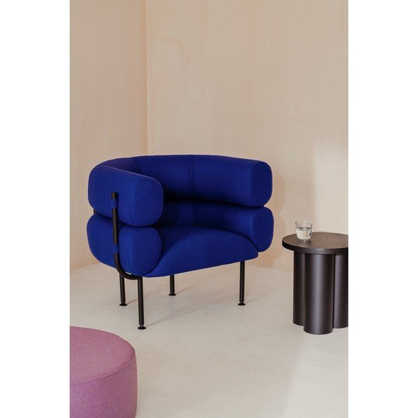 Modré vlněné křeslo Ubi – noo.ma-image-1