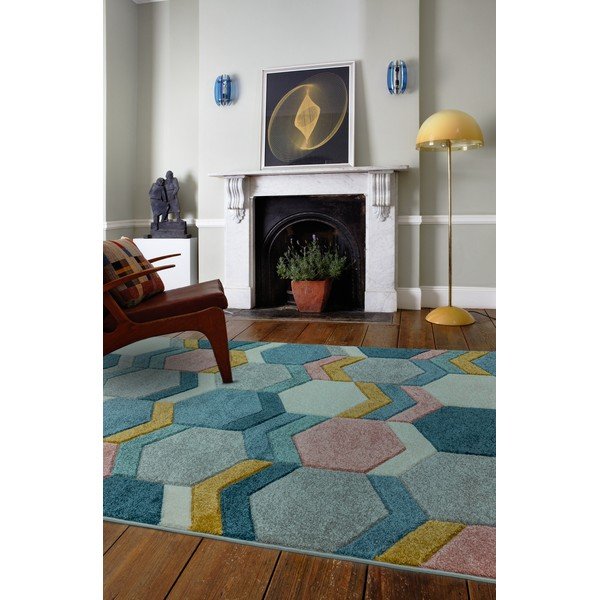 Koberec Asiatic Carpets Hexagon Multi, 200 x 290 cm-image-1