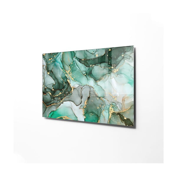Skleněný obraz 100x70 cm Turquoise – Wallity-image-3