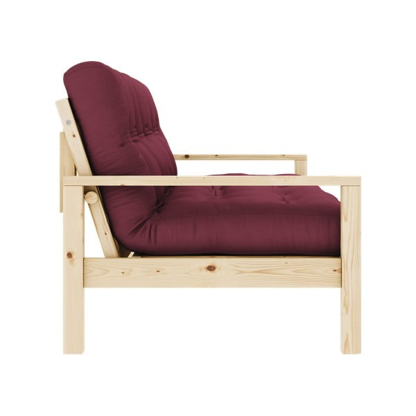 Vínová rozkládací pohovka 205 cm Knob – Karup Design-image-4