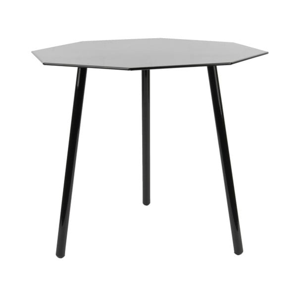 Černý ocelový stolek Leitmotiv Hexagon M