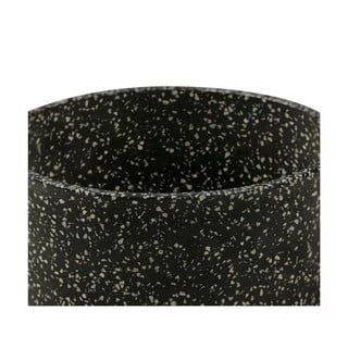 Sada dvou tmavě šedých květináčů Bonami Selection Terrazzo