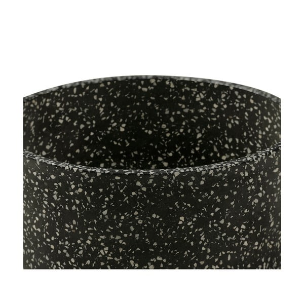 Sada dvou tmavě šedých květináčů Bonami Selection Terrazzo-image-1