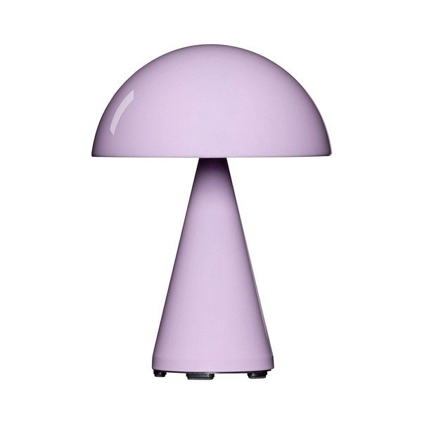 Světle růžová LED stmívatelná stolní lampa (výška 20 cm) Mush – Hübsch