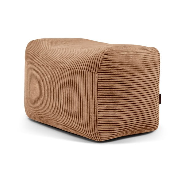 Hnědý manšestrový sedací vak Plus 70 Lounge – SLOWDOWN