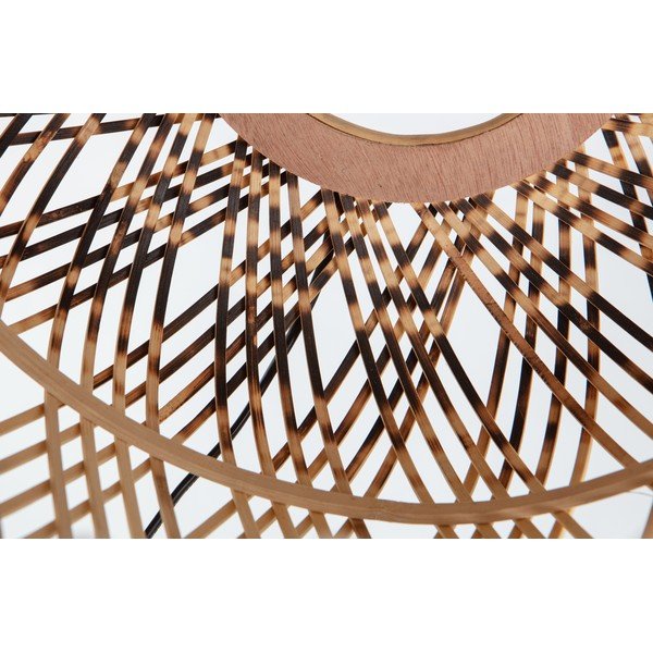 Přírodní závěsná lampa z bambusu WOOOD Moza, ø 36 cm-image-2