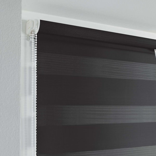 Černá textilní roleta den a noc 60x90 cm Daynight – douceur d'intérieur-image-1