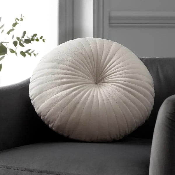 Sametový dekorační polštář ø 40 cm Round Soft Touch – Catherine Lansfield-image-1