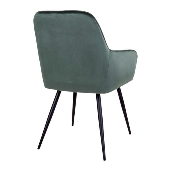 Tmavě zelená čalouněná jídelní křesla v sadě 2 ks Harbo – House Nordic-image-4