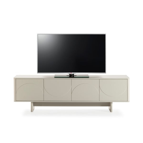 Krémový TV stolek 180x55x40 cm Solei – MOME-image-4