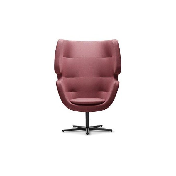 Růžové otočné křeslo Softline Moai