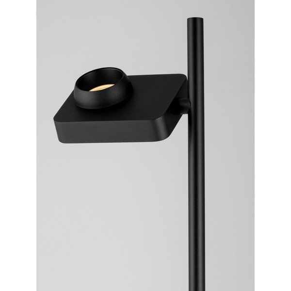Černá hliníková LED stojací lampa s ohybatelnou konstrukcí/stmívatelná (výška 131 cm) Kedros – Nova Luce-image-3