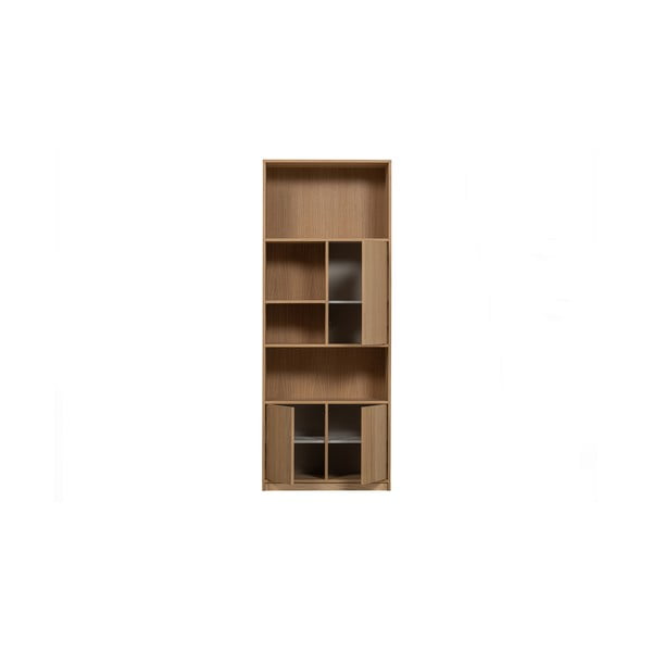 Modulární knihovna v dekoru dubu v přírodní barvě 77x199 cm Modulair – vtwonen-image-3