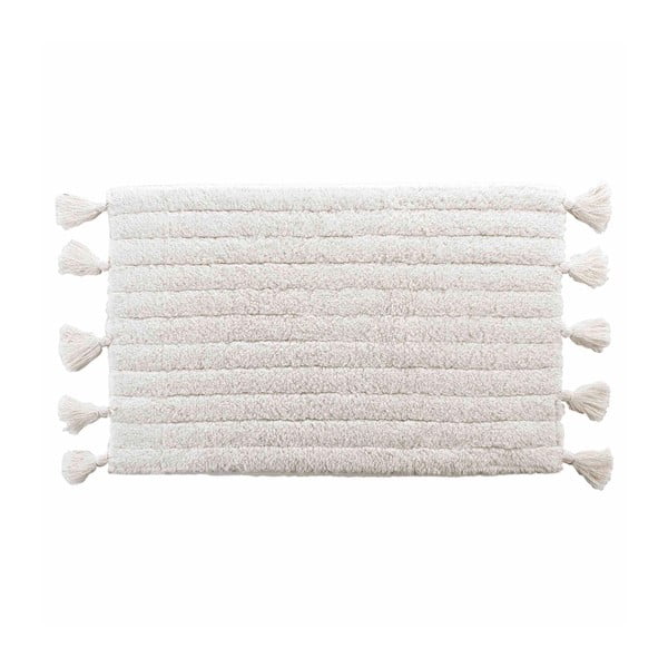 Bílá koupelnová předložka 50x80 cm Minatis – douceur d'intérieur
