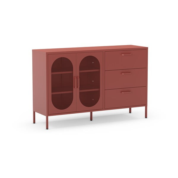 Komoda v cihlové barvě 140x90 cm Diora – Marckeric-image-2