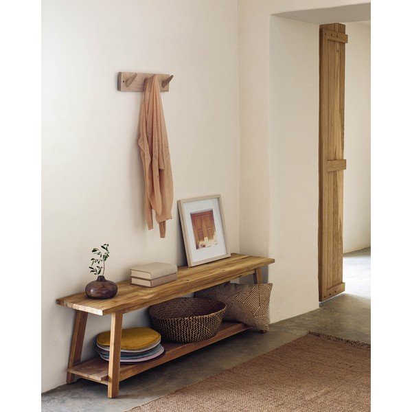 Lavice v přírodní barvě Safara – Kave Home-image-1