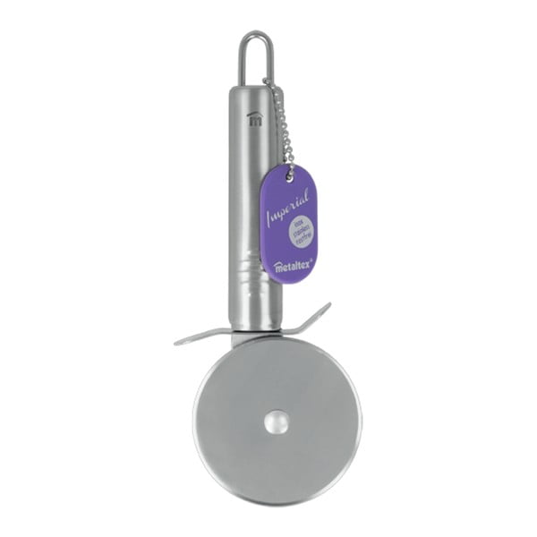 Kráječ na pizzu z nerezové oceli Metaltex Pizza, délka 19 cm-image-1