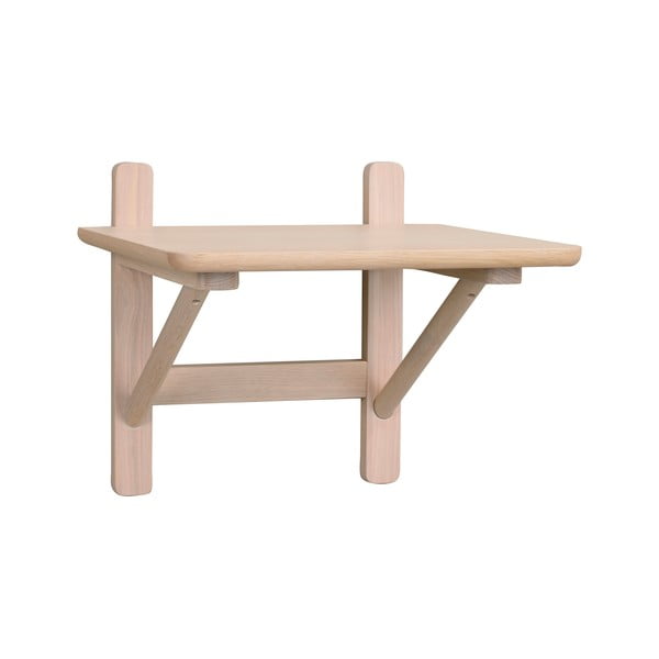 Noční stolek v dekoru dubu s poličkami Camrose - Rowico-image-3