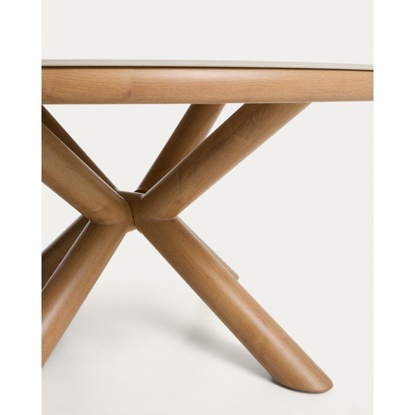 Kulatý zahradní jídelní stůl s keramickou deskou ø 148 cm Mirtia – Kave Home-image-4
