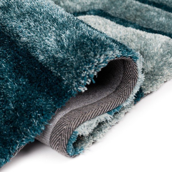 Modrozelený koberec Flair Rugs Hexagon Duck, 80 x 150 cm-image-4